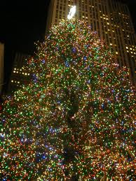 Rockefeller Center's gigantic Christmas tree